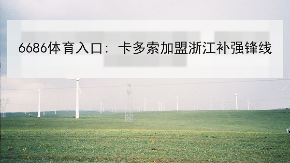 6686体育入口: 卡多索加盟浙江补强锋线